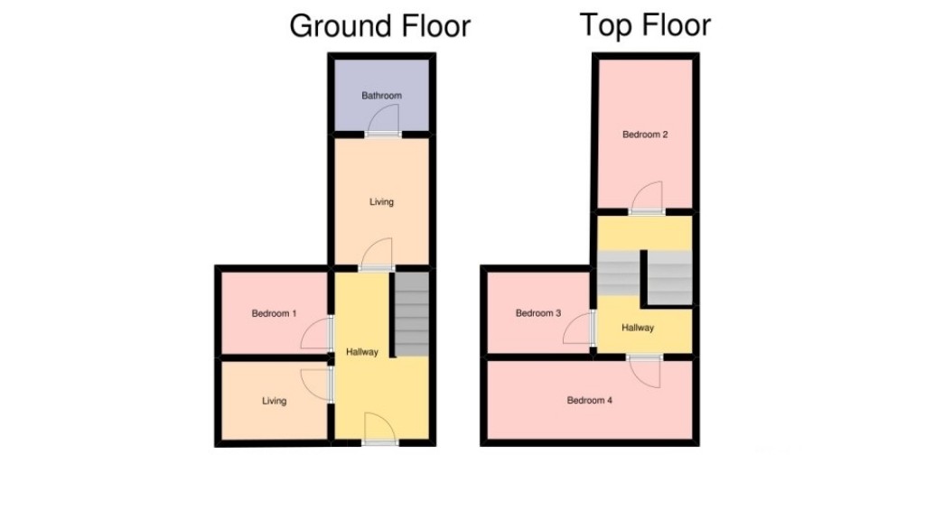 Floorplans For Guildford Street, Plymouth