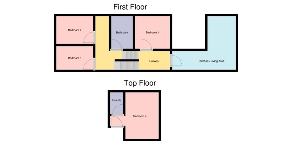 Floorplans For Waterloo Street, Plymouth